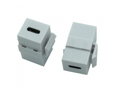 USB 3.1 Type C keystone jack female connector
