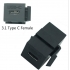 USB 3.1 Type C keystone jack female connector