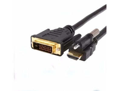 HDMI with Screw to DVI cable hdmi vga adaptor for monitor,TV,computer,media player
