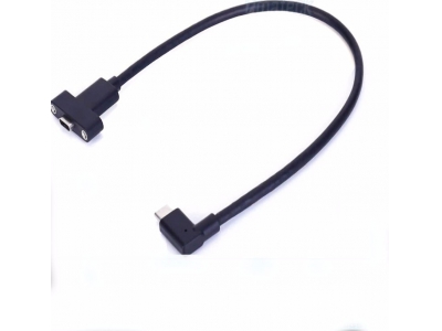 USB 3.1 Male to Female 90 degree right left up down angled Cable
