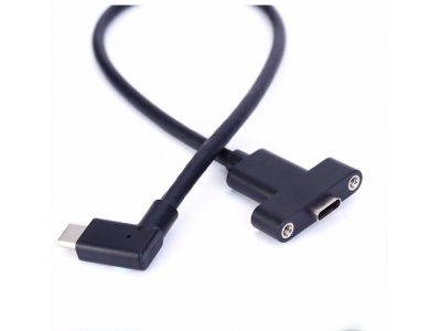 USB 3.1 Male to Female 90 degree right left up down angled Cable